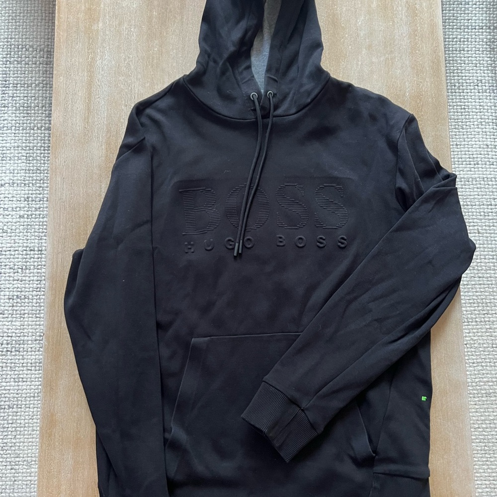 Hugo Boss Men's Black Hoodie